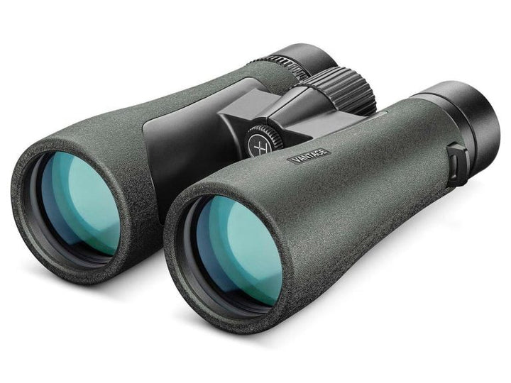 Hawke Vantage 12×50 binoculars with rubber-armored body and large focus wheel
