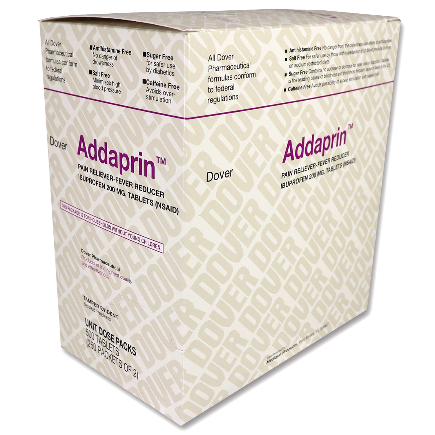 Addaprin - Ibuprofen 200mg, 500/box