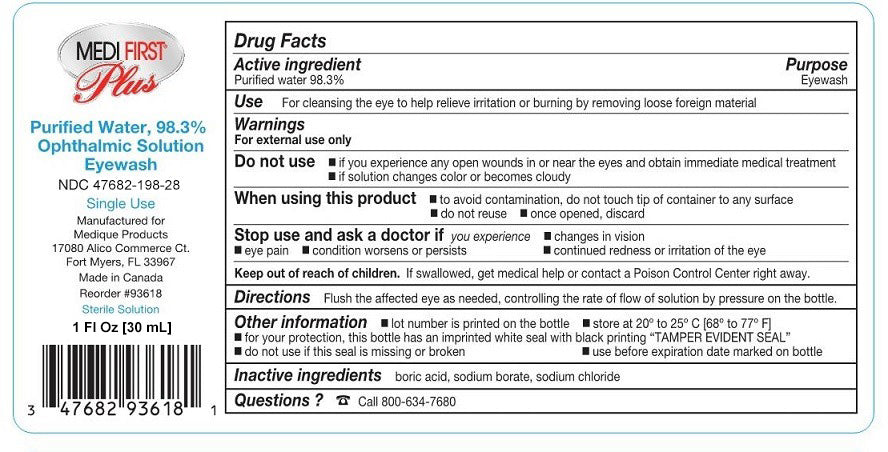 Eye Wash, 1 oz., Screw Top