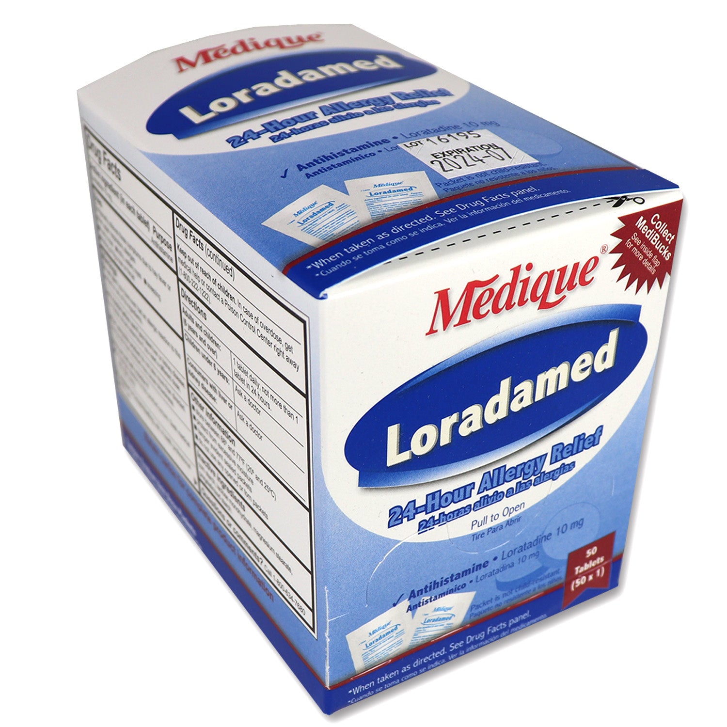 Loradamed - No produce somnolencia, 50/caja