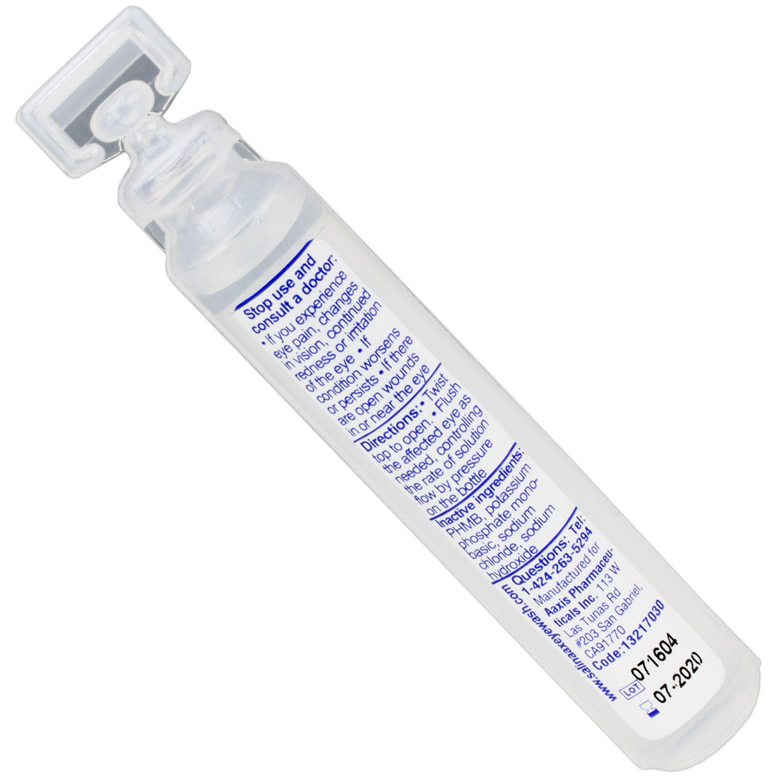 Eye Wash, 0.5 oz.