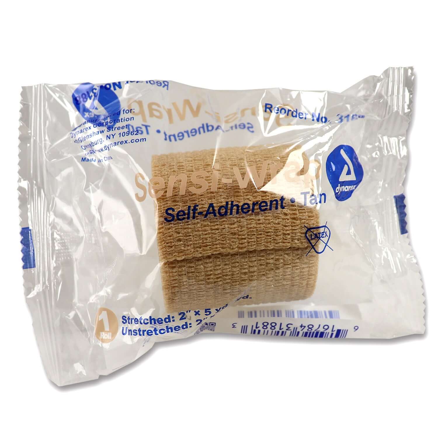 Sensi Wrap, Self-Adherent - Latex Free, 2" x 5 yds Tan, 1 each