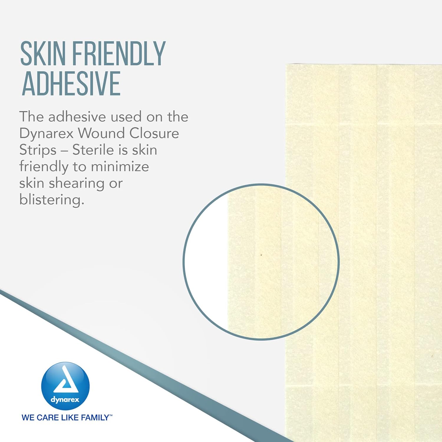 Cierres adhesivos para heridas SecureStrip de 1/8" x 3", 5 por bolsa