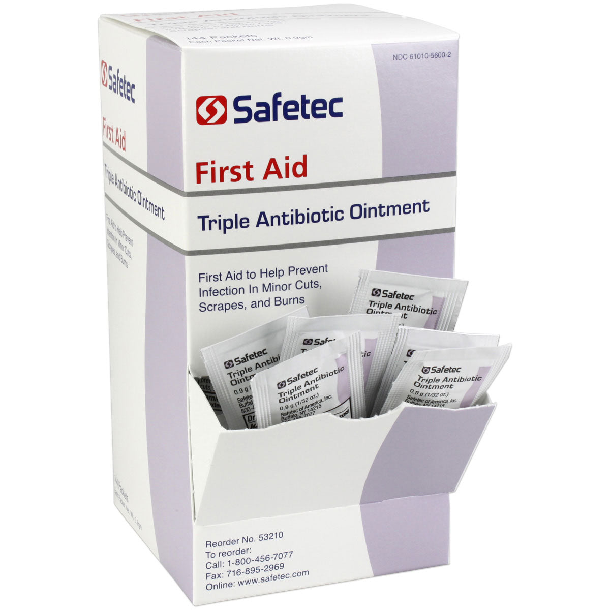 Triple Antibiotic .9gm. Pouch, 144 per box