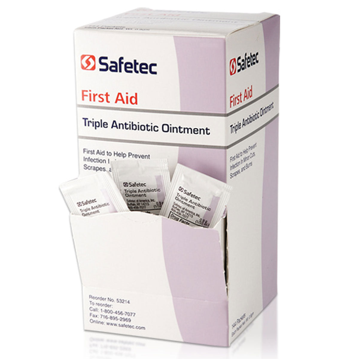 Triple Antibiotic .9gm. Pouch, 144 per box