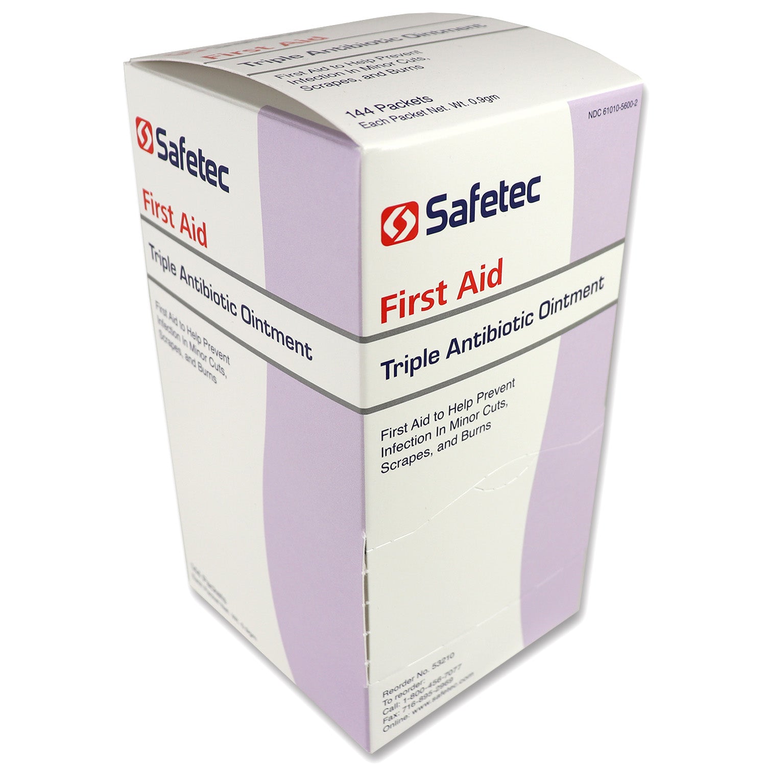 Triple Antibiotic .9gm. Pouch, 144 per box