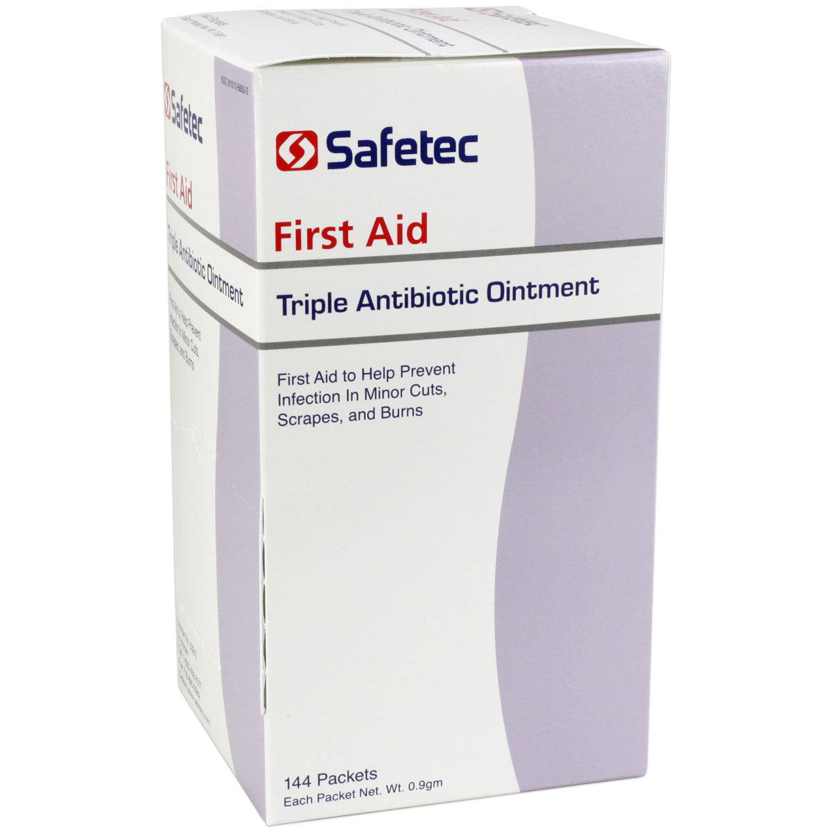 Triple Antibiotic .9gm. Pouch, 144 per box