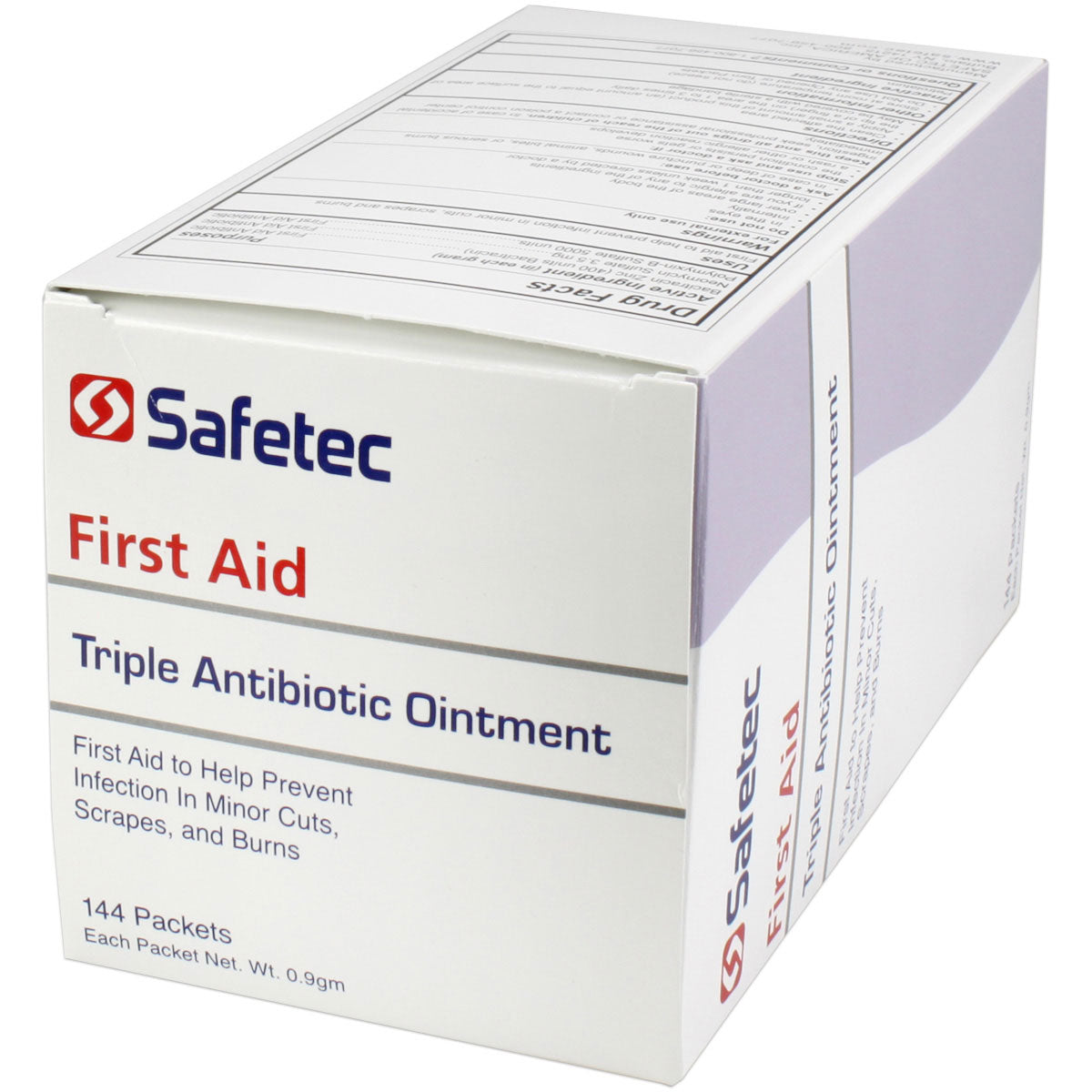 Triple Antibiotic .9gm. Pouch, 144 per box