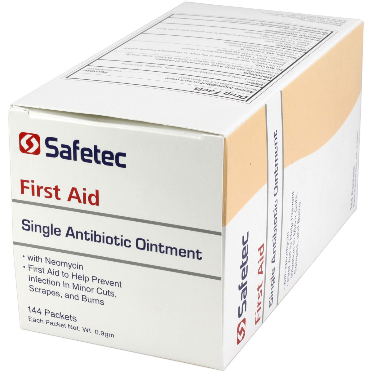 Single Antibiotic (Neomycin) .9gm. Pouch, 144 per box