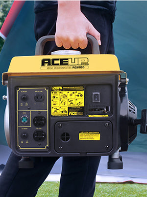 Aceup Energy 1,200W Gas Powered Generator, Small Portable Generator for Home Use Camping Ultralight, EPA & CARB Compliant