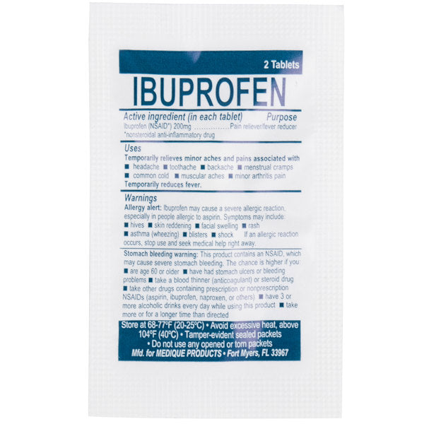 Ibuprofen, 8/box