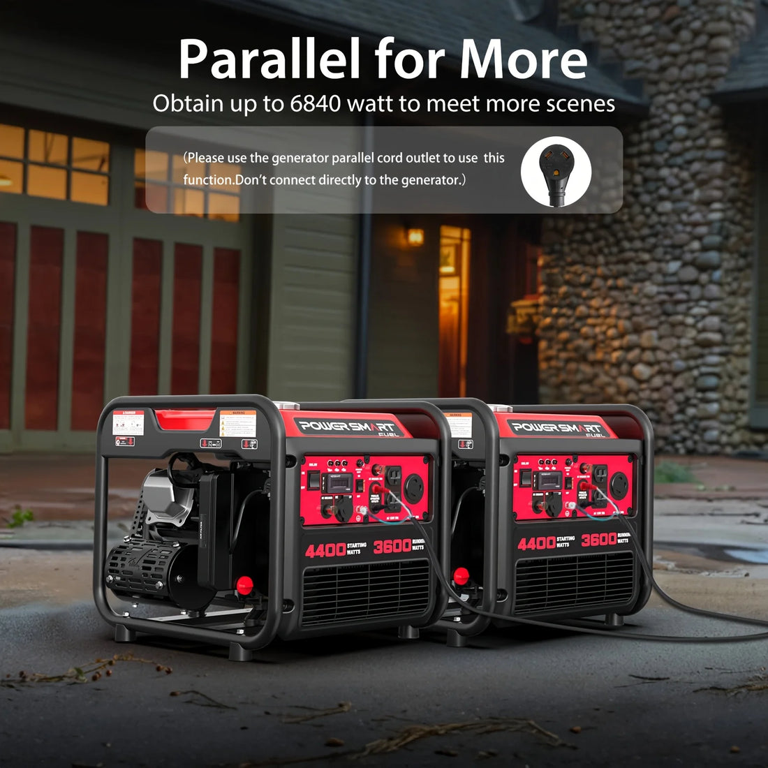 PowerSmart 4400W Portable Inverter Generator – Quiet, Lightweight & RV Ready | BasicSurvivalGear.com