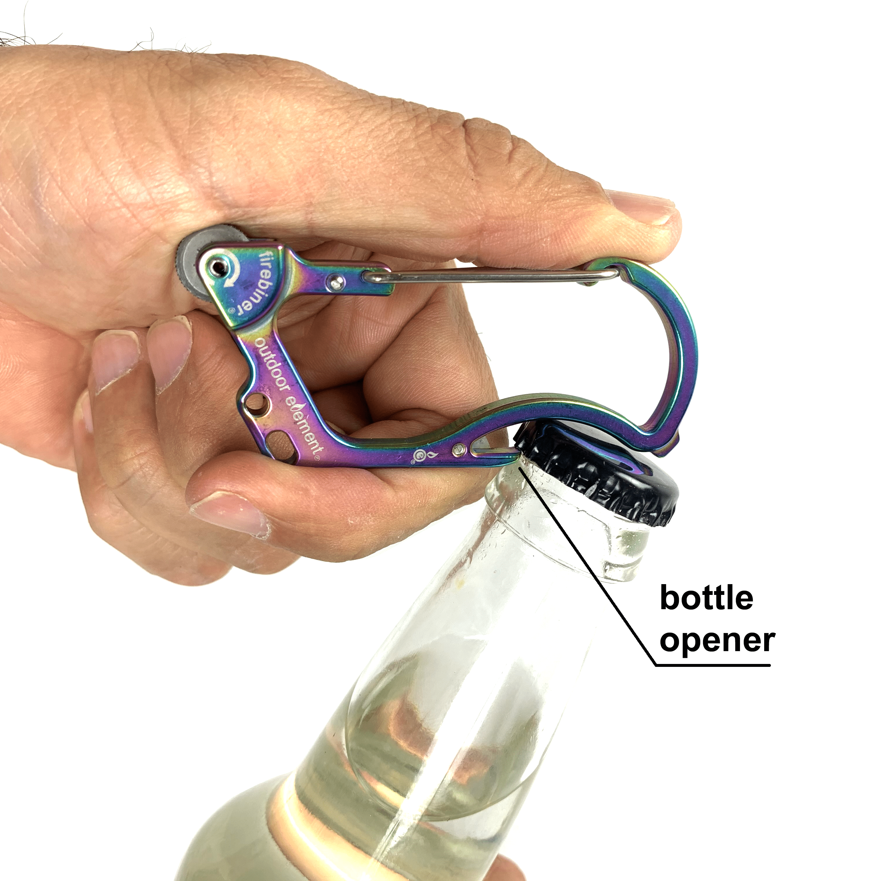Firebiner: Fire - starting Multitool Carabiner - BSG