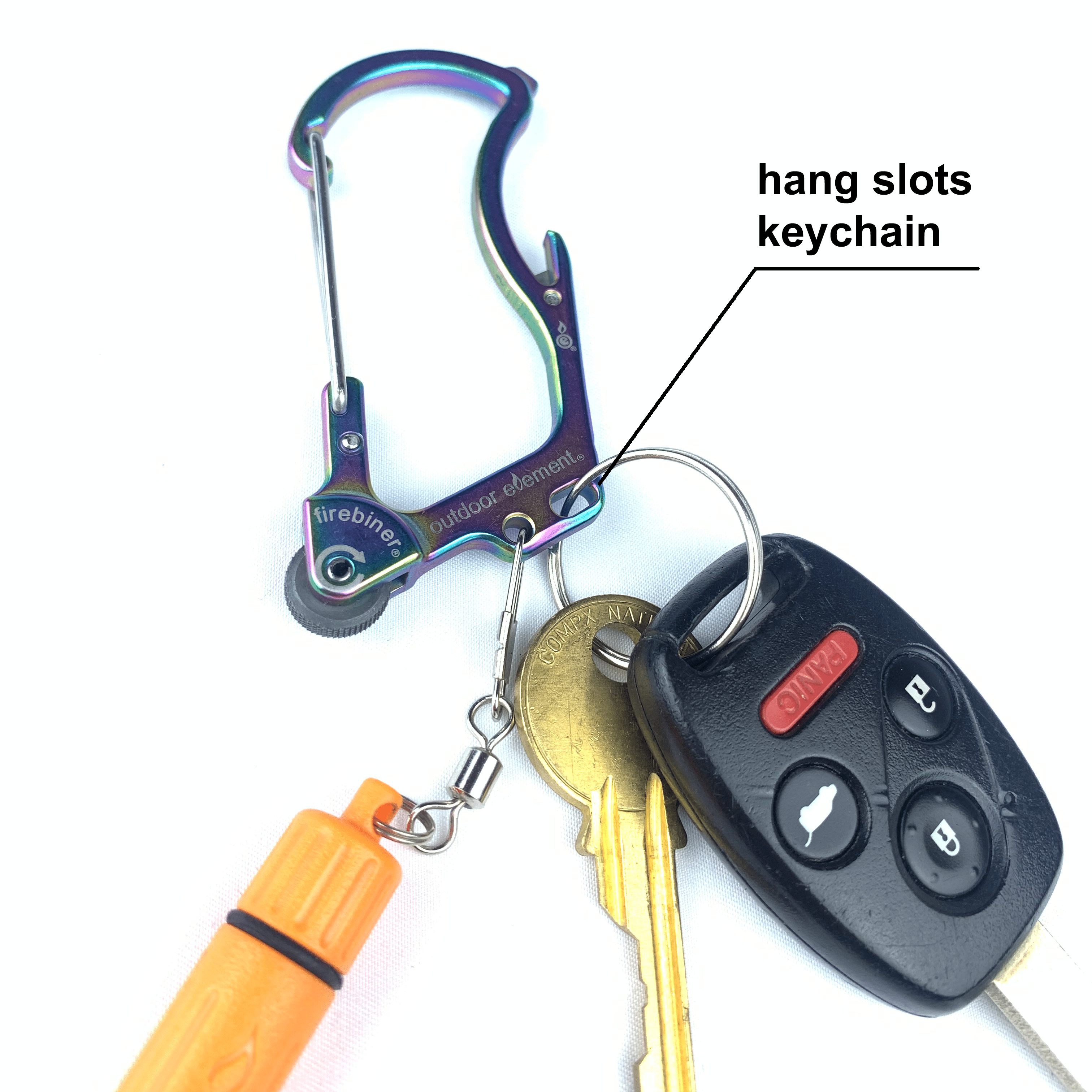 Firebiner: Fire - starting Multitool Carabiner - BSG
