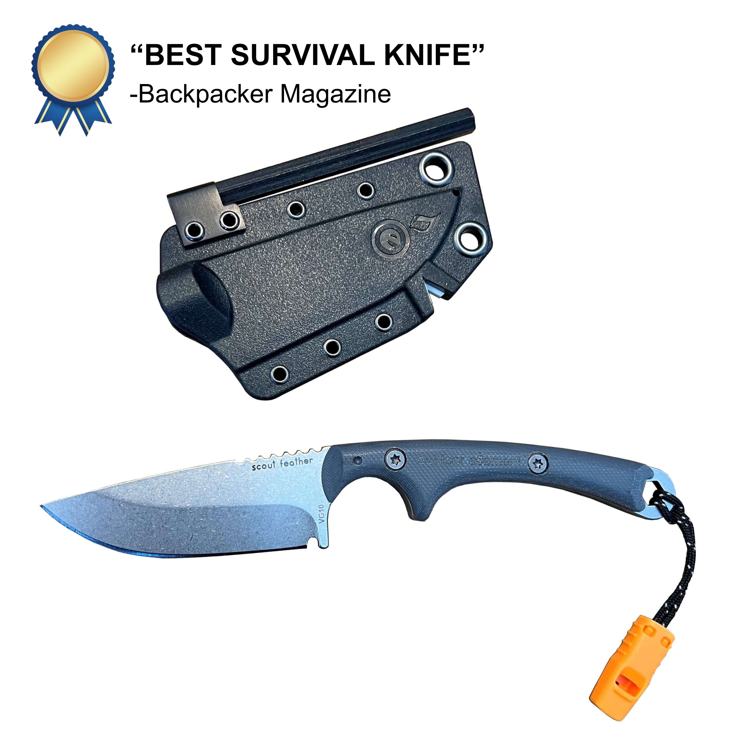 Scout Feather Adventure Survival Knife - BSG
