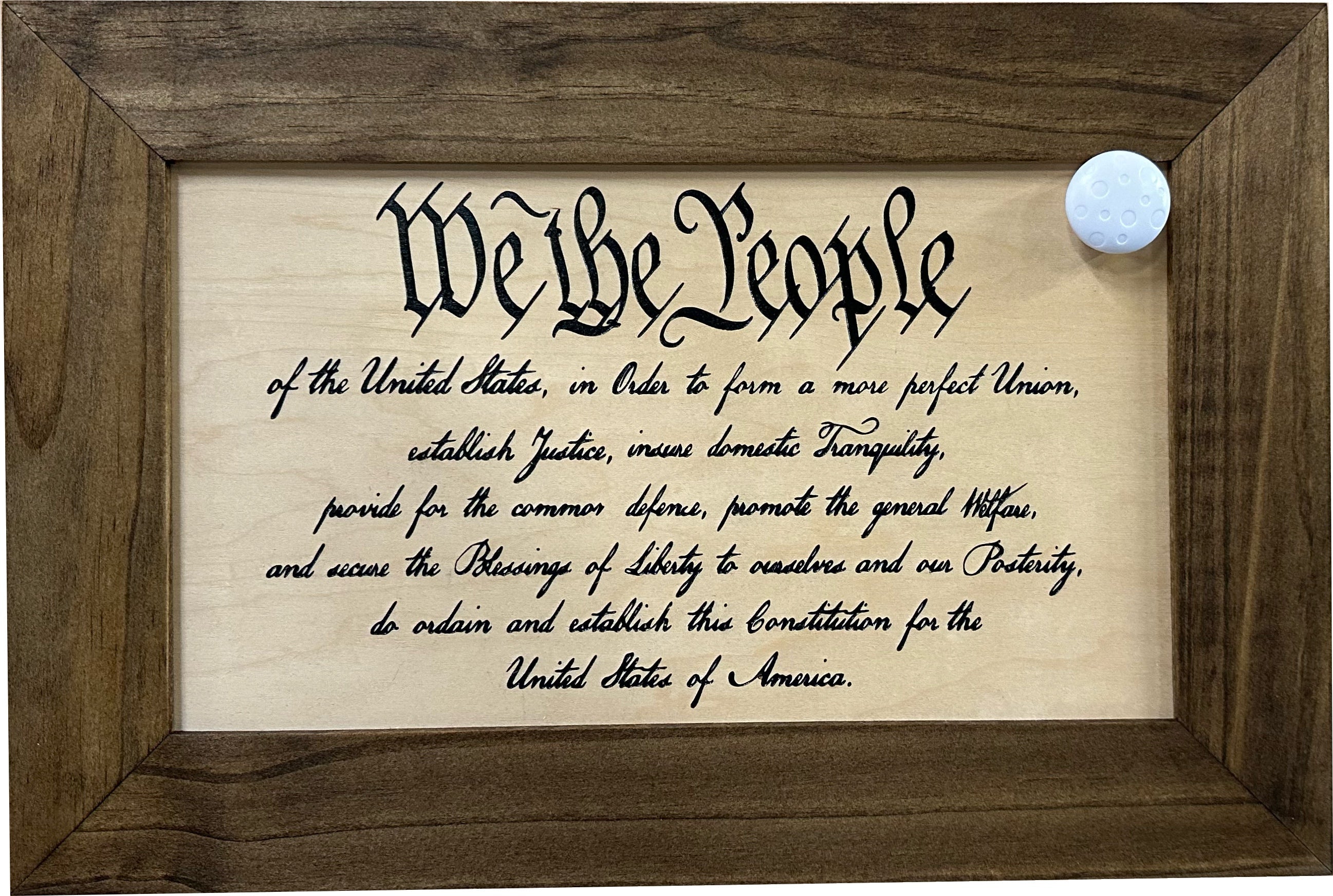 We The People Constitution Hidden Handgun Concealment Furniture