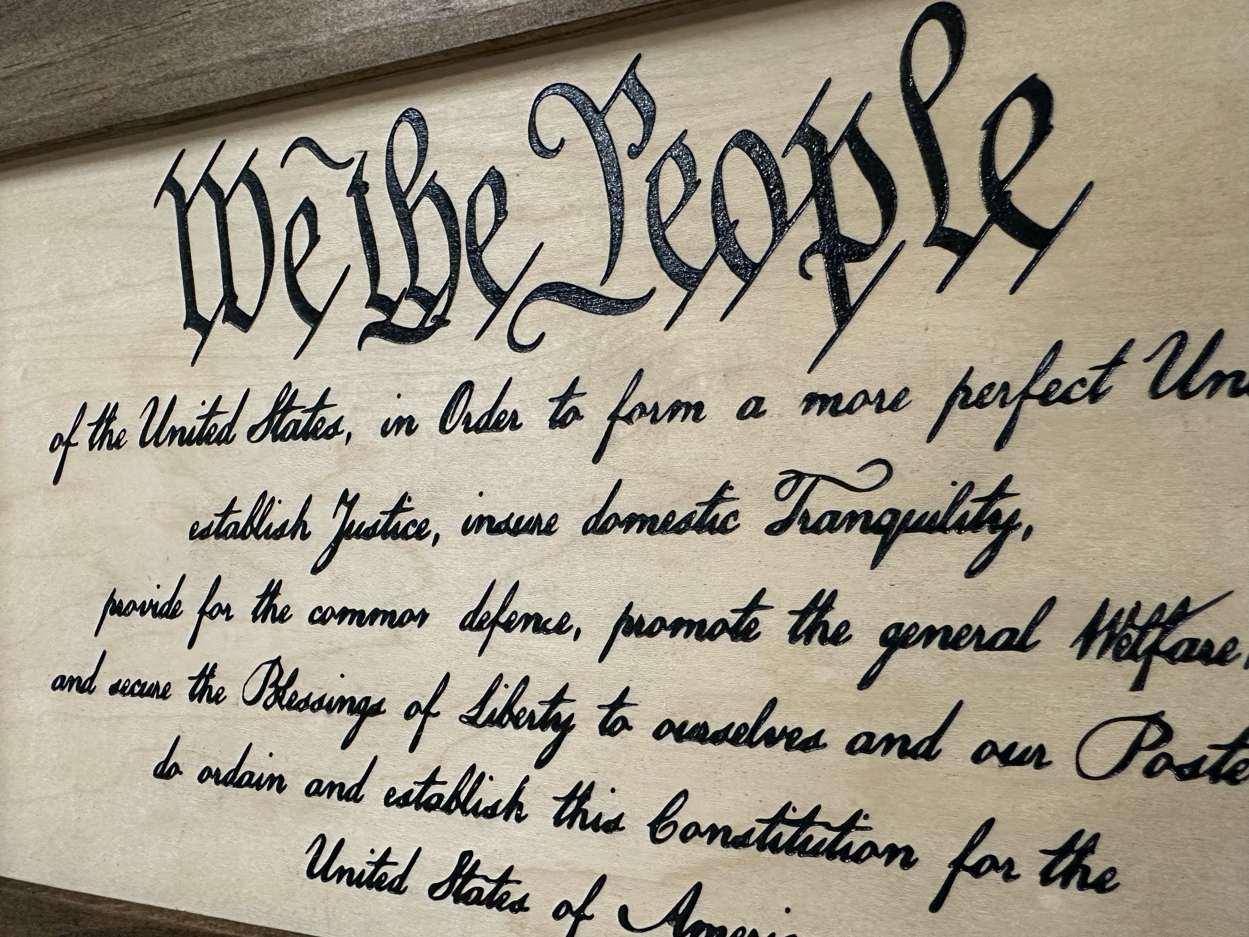 We The People Constitution Hidden Handgun Concealment Furniture
