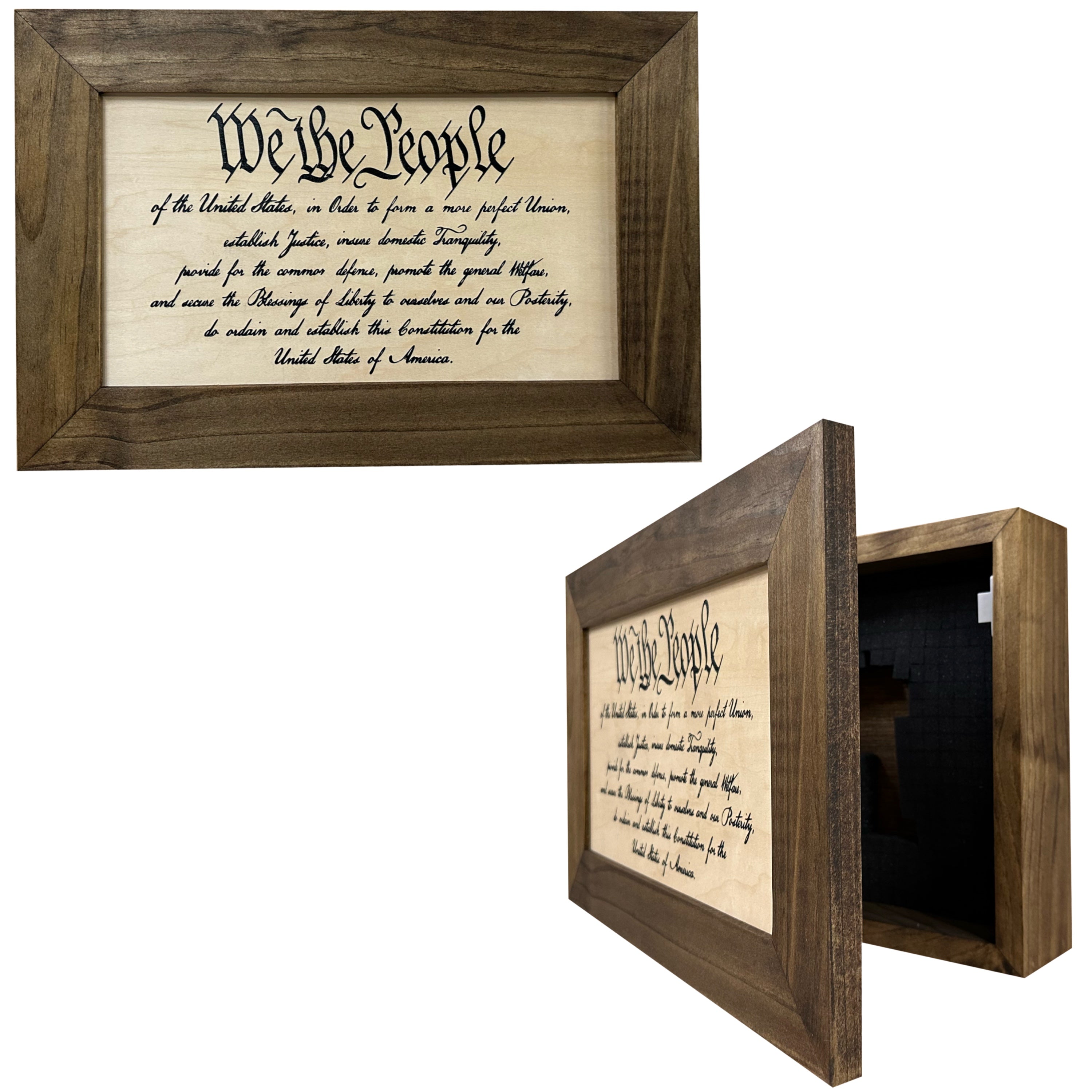 We The People Constitution Hidden Handgun Concealment Furniture