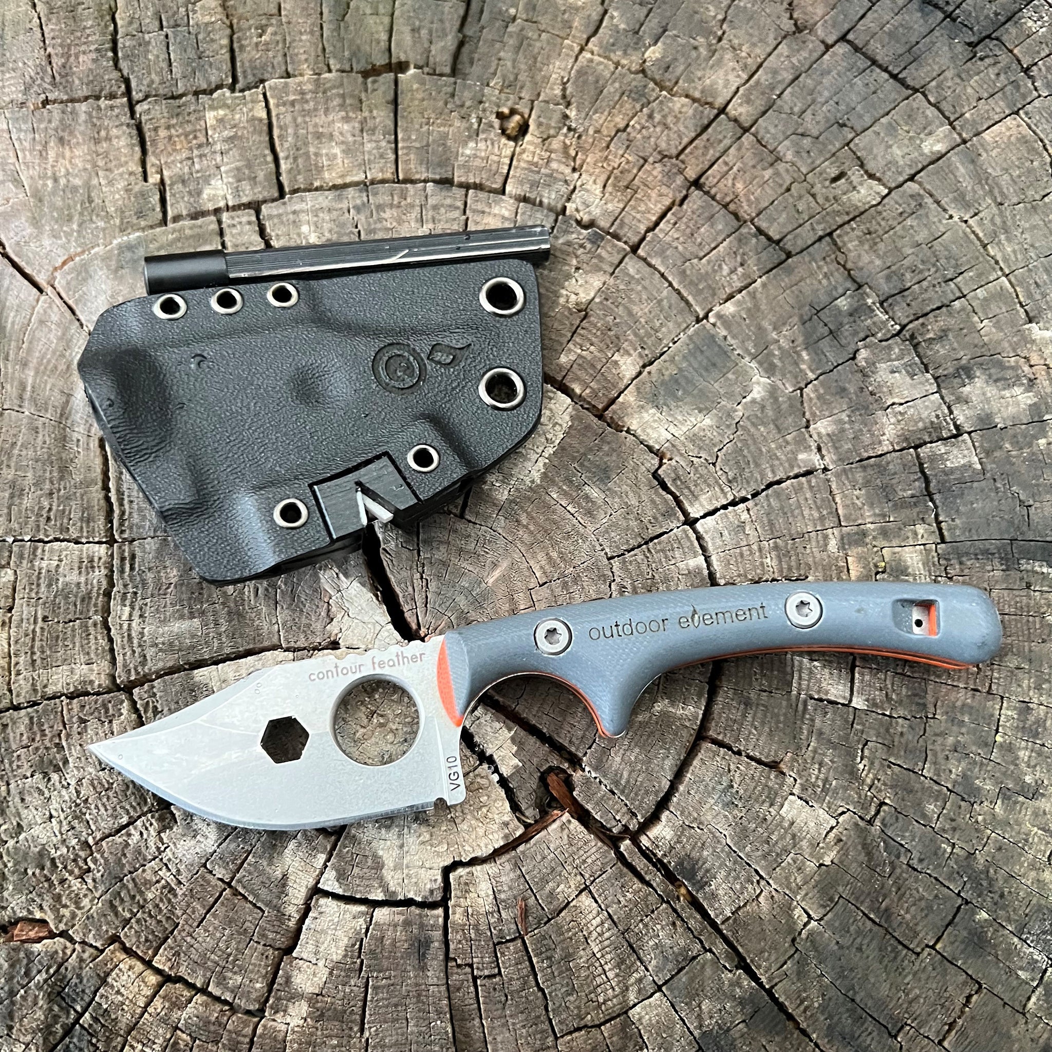 Contour Feather Adventure Survival Knife - BSG