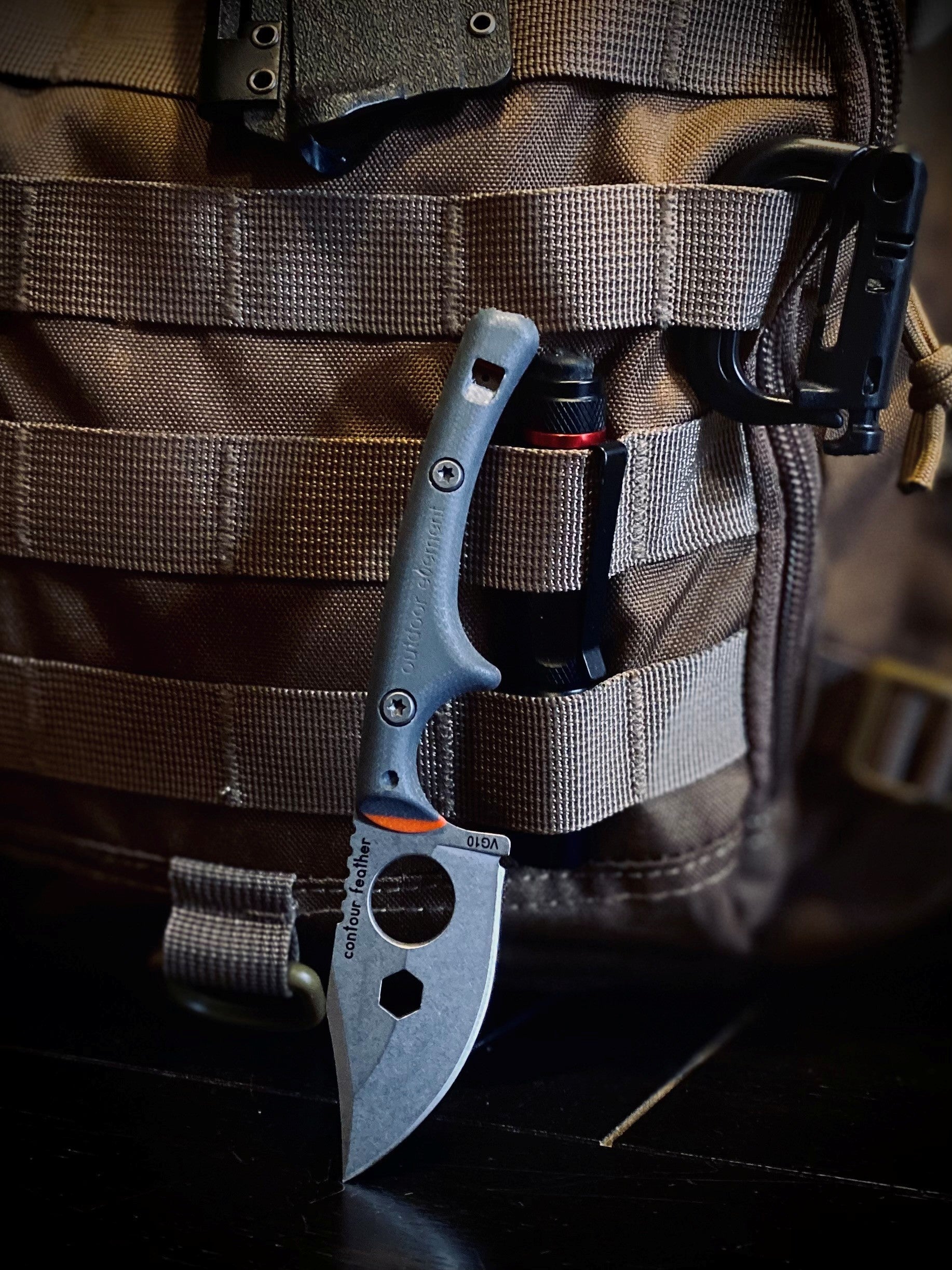 Contour Feather Adventure Survival Knife - BSG