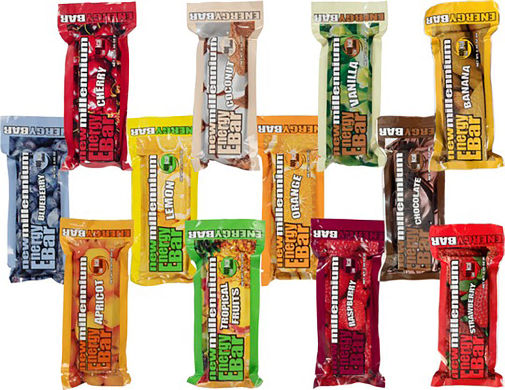 Variety Pack of Millennium Food Bars, Case of 144
