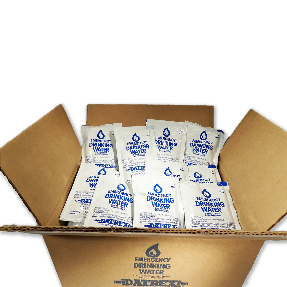 Emergency Water Pouch – 4.227 FL OZ. – Case of 64