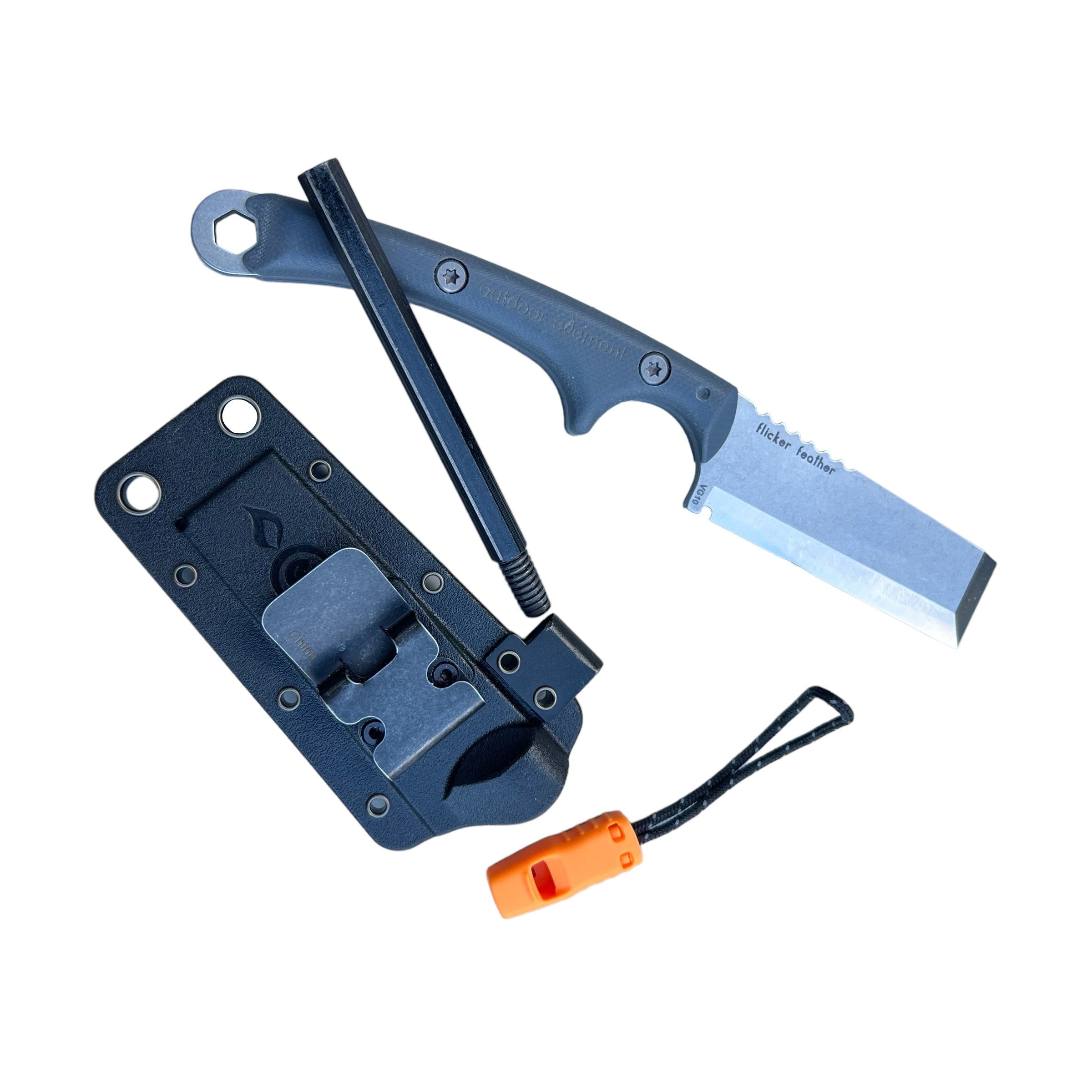 Flicker Feather Survival EDC Chisel Blade - BSG