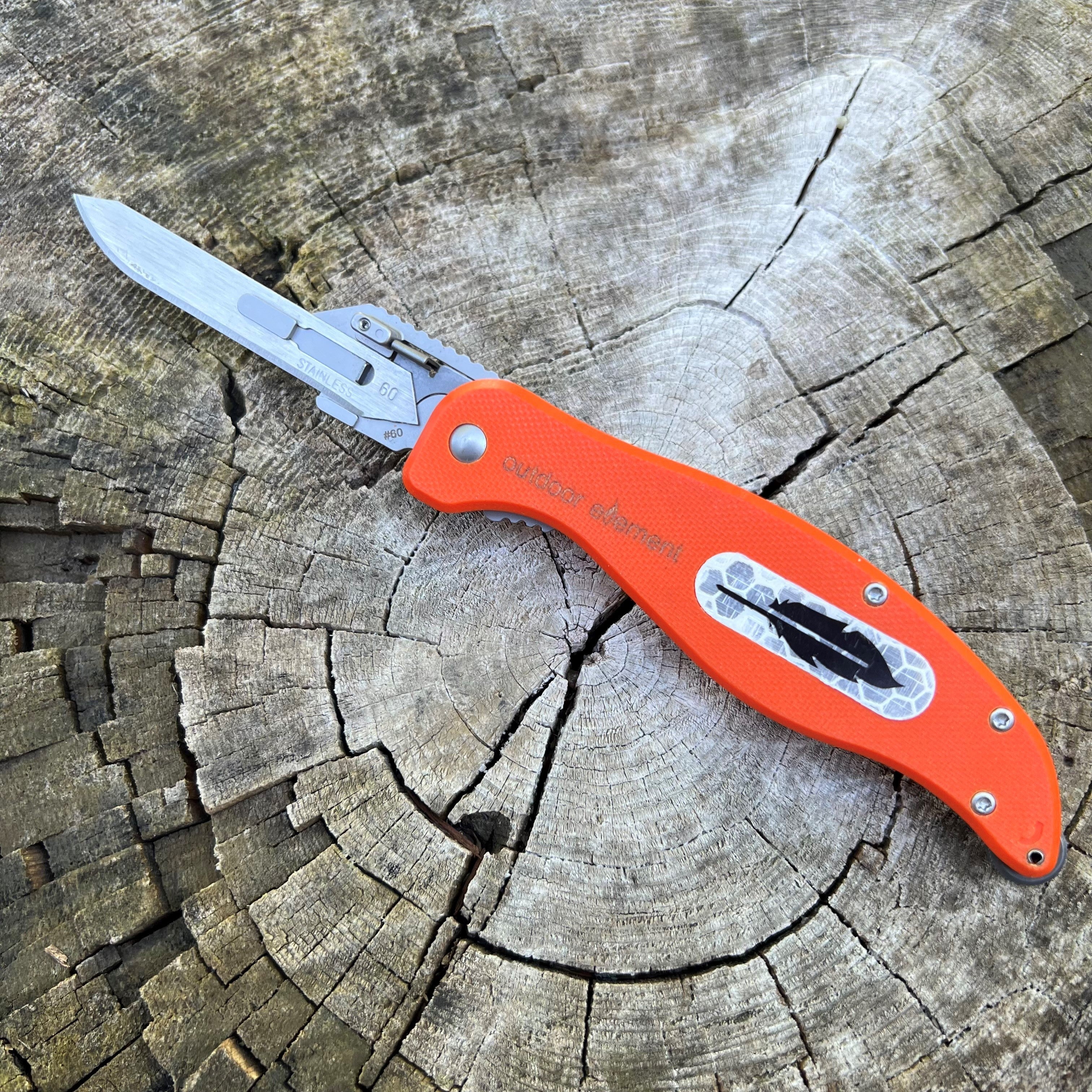 Field Feather Folding Replaceable Blade Knife - BSG