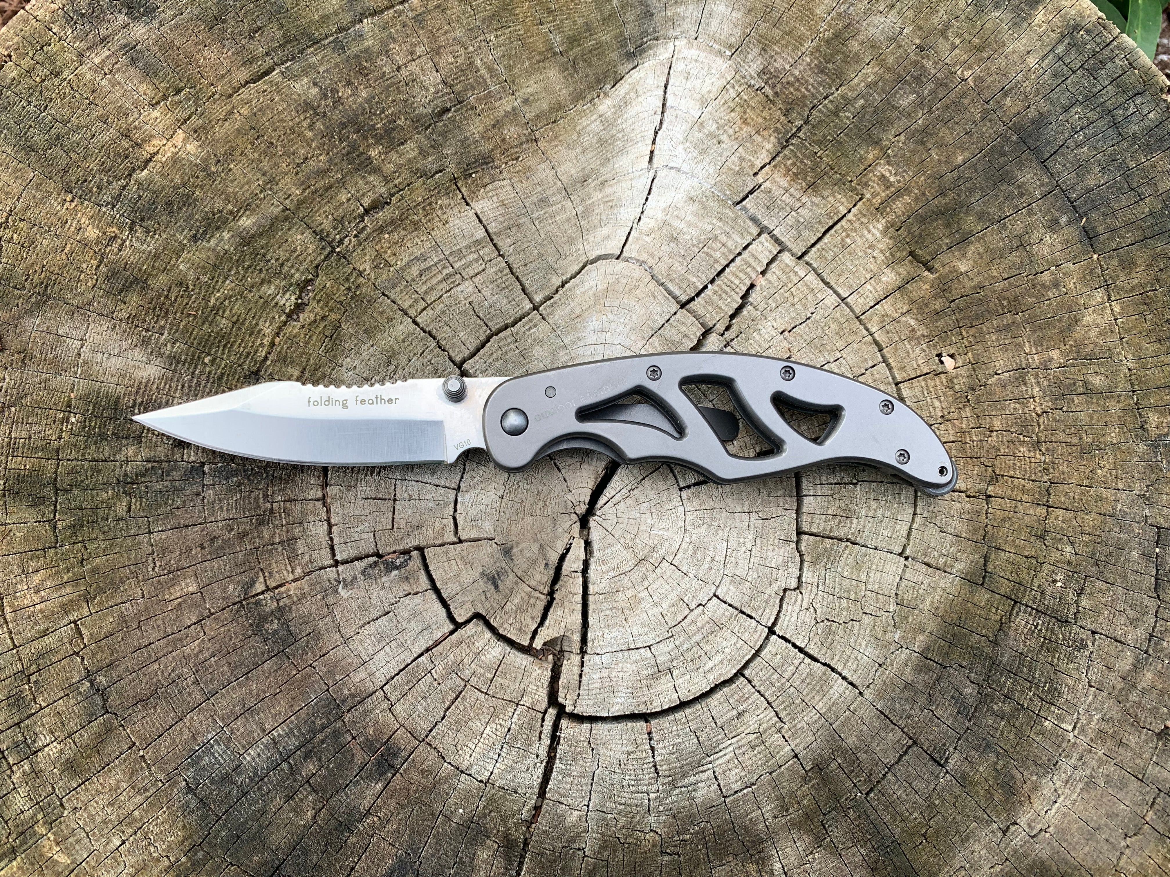 Folding Feather EDC Pocketknife - BSG