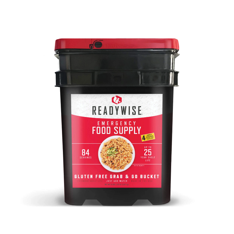 84 Serving Gluten Free Grab and Go Bucket