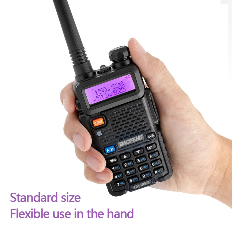 Baofeng UV-5R 8W Dual-Band Long-Range Walkie Talkie
