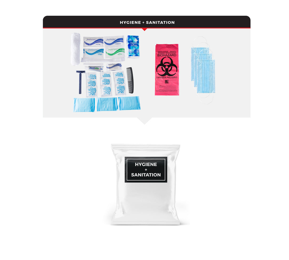 2 Person Essential Survival Kit, Dry Bag