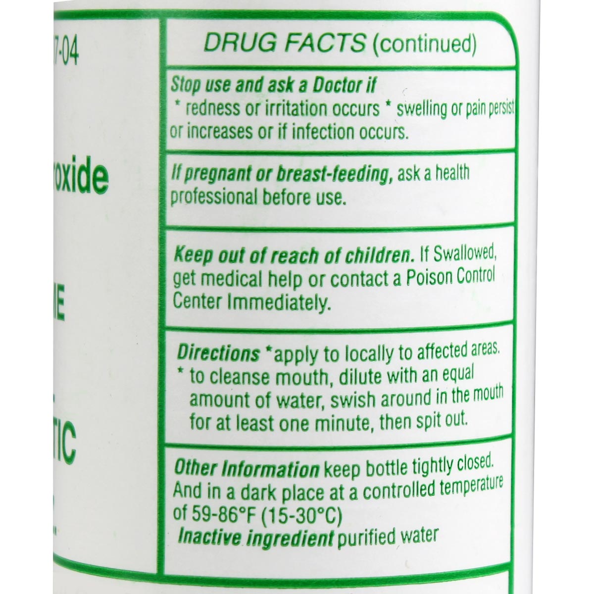 Hydrogen Peroxide 3%, 4 oz. - 1 each