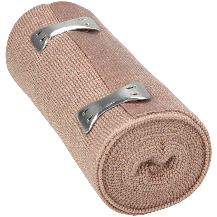 4" x 5 yd Elastic (Ace) Bandage with 2 Fasteners - 1 Each