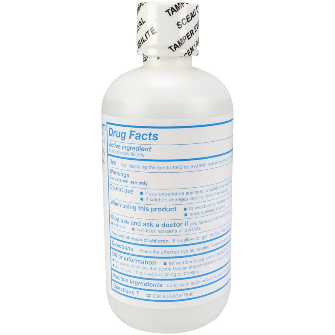 Eye wash, 8 oz.
