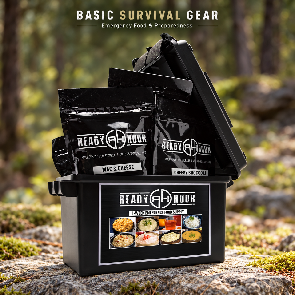 Ready Hour 1-Week Emergency Food Supply Ammo Can – 58 Servings