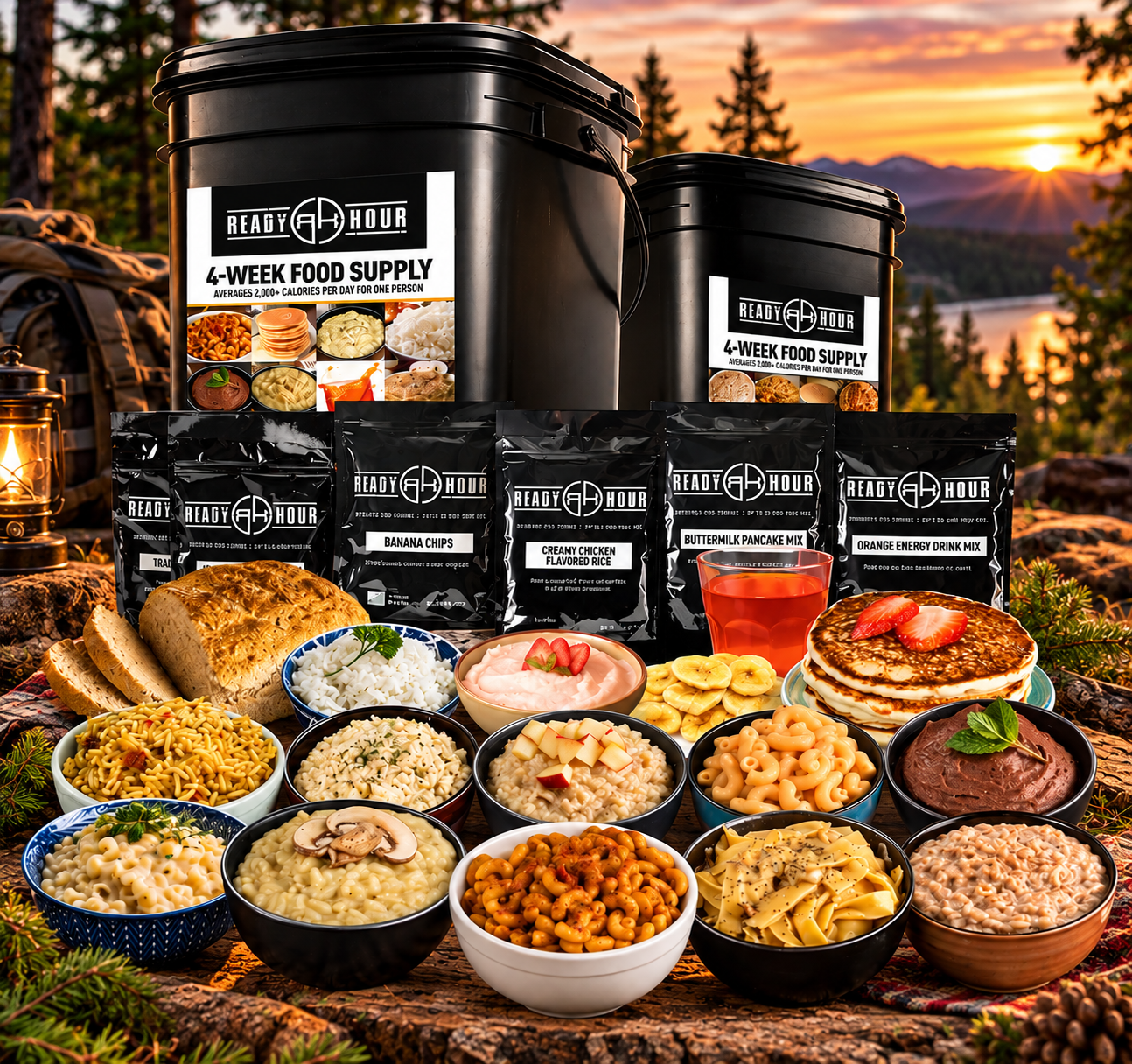 Ready Hour 4-Week Emergency Food Supply – 250 Servings