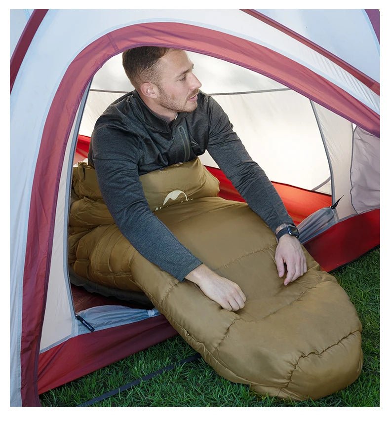 Naturehike Mummy Sleeping Bags MJ300/MJ600 Cotton Camping Adults Sleeping Bag Ultra Winter Warm Mummy Sleeping Bag Indoor - BSG