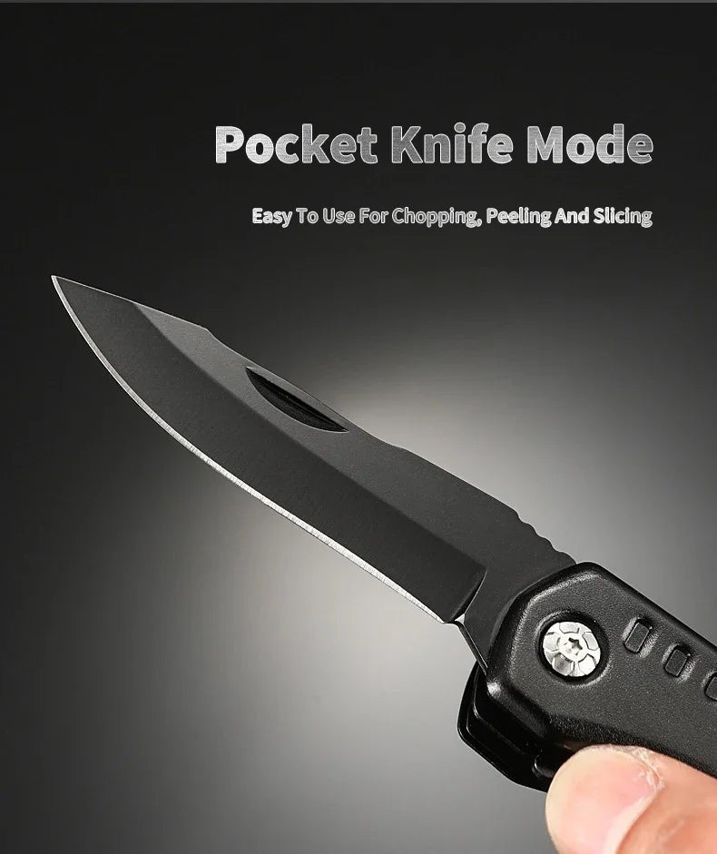 New Multifunctional Wrench Hammer Knife Pliers Outdoor Camping Survival Tool Labor Saving Tool Stainless Steel Multi - tool Knife - BSG