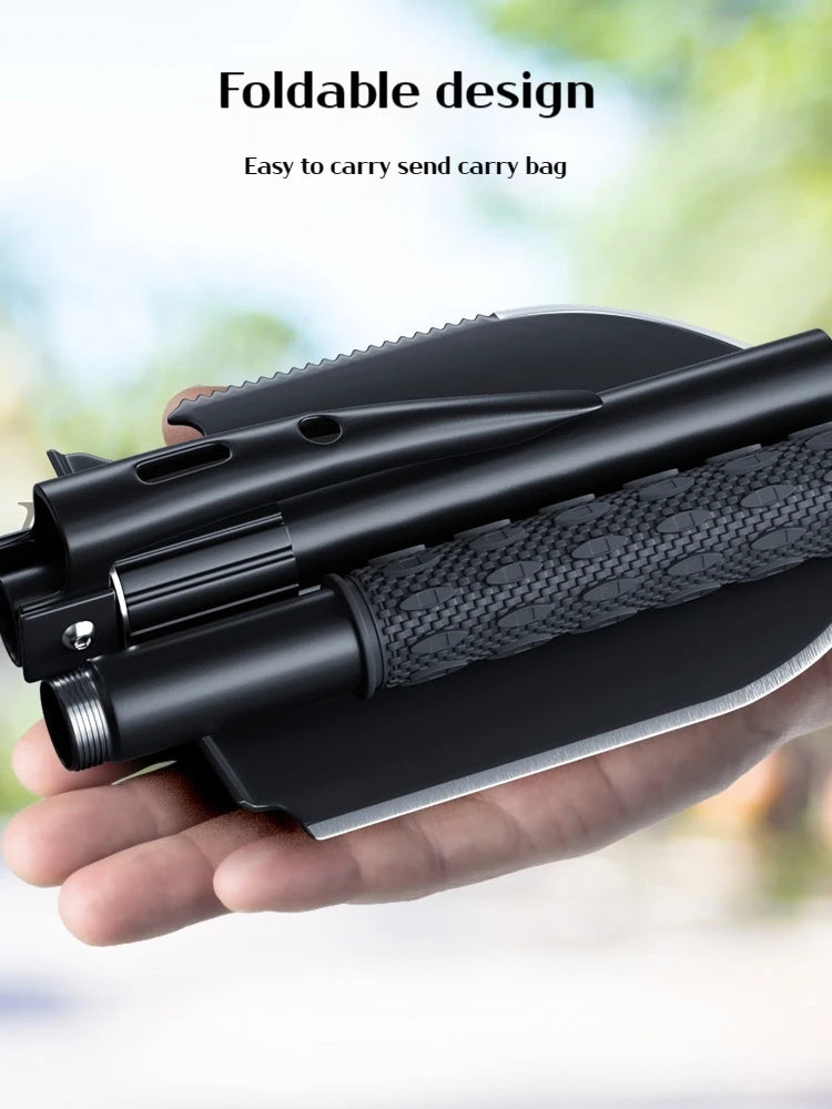 3-in-1 Camping & Survival Shovel – Shovel, Pickaxe, and Hoe