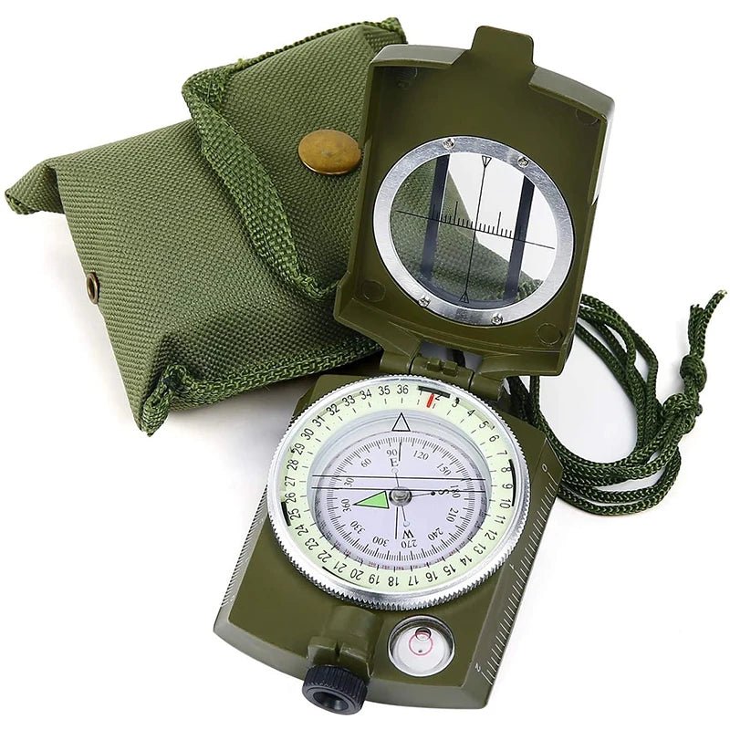 Waterproof Compass Outdoor Gadget Sports Goniometer Camping Hiking Mountaineering Brand Professional Military Army Metal Sight - BSG