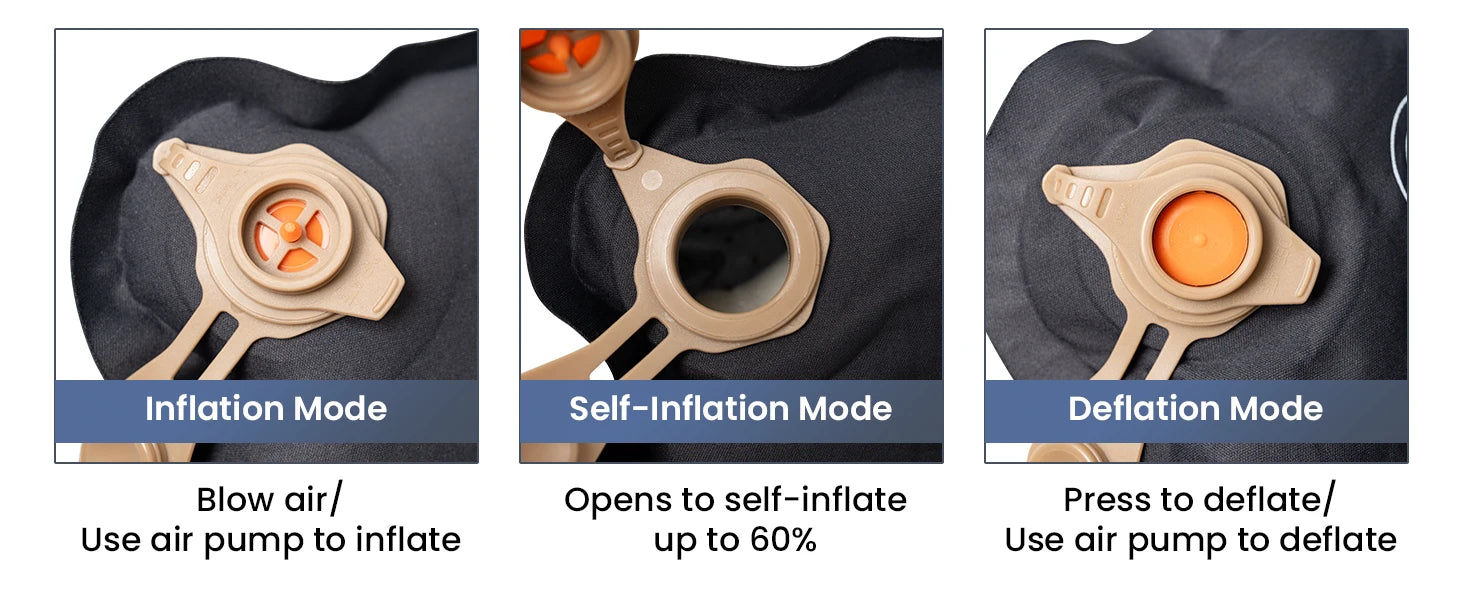 Onetigris LIGHTDREAM Camping Mattress Lightweight Self-inflating Mats Sleeping Pads for Backpacking Hiking Car Trips Travels