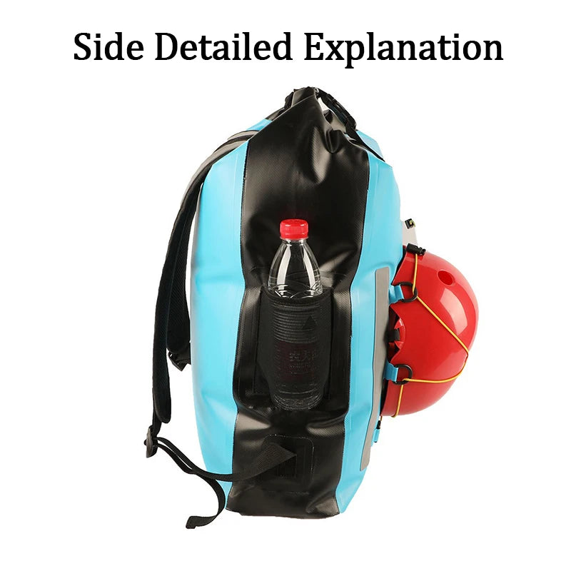 30L Waterproof Dual-Compartment Backpack – Heavy-Duty PVC Outdoor Survival Pack | BasicSurvivalGear.com