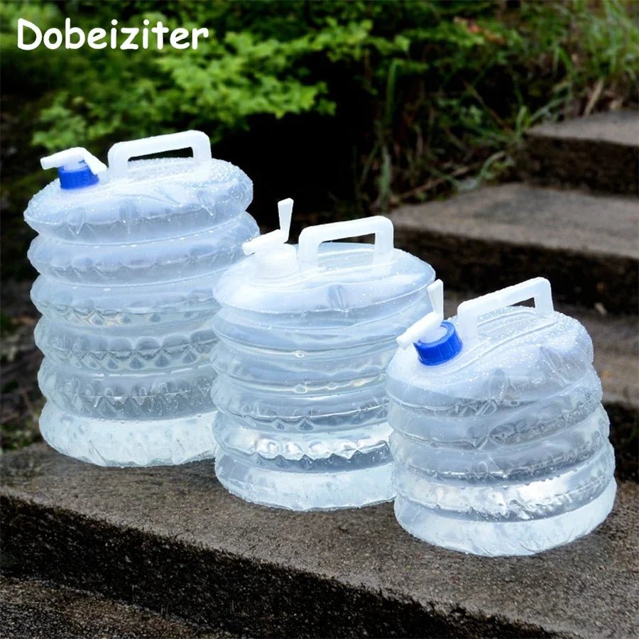 Outdoor Collapsible Bucket Foldable Water Bag Survival Water Storage Portable Water Carrier Container Camp camping equipment - BSG