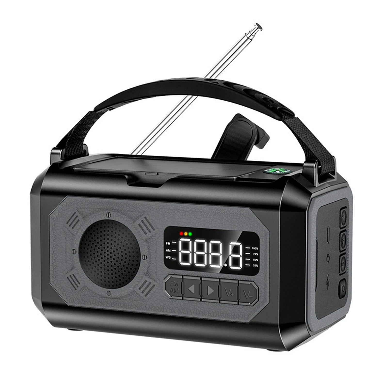 Portable AM/FM Emergency Radio – Battery-Powered Compact Radio for Home, Travel & Preparedness