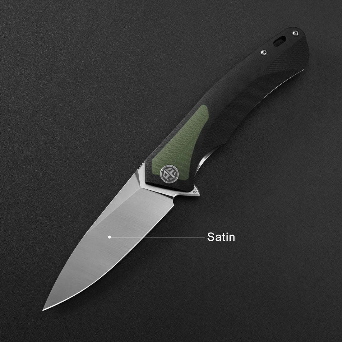 Petrified Fish PF838 Folding Knife Jackknife D2 Steel Outdoor Camping Hunting Hiking EDC Tool Ball Bearing G10 Handle Knives - BSG