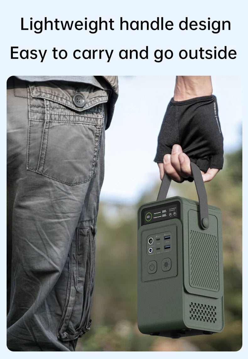 LiFePO4 Portable Power Station – 200W to 2600W Outdoor Emergency Generator