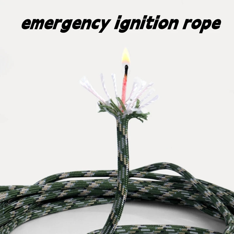 10-Core 750 LBS Paracord 15 M Dia.4mm Reflective Nylon Paracord DIY Rope Outdoor Camping Tent Accessories