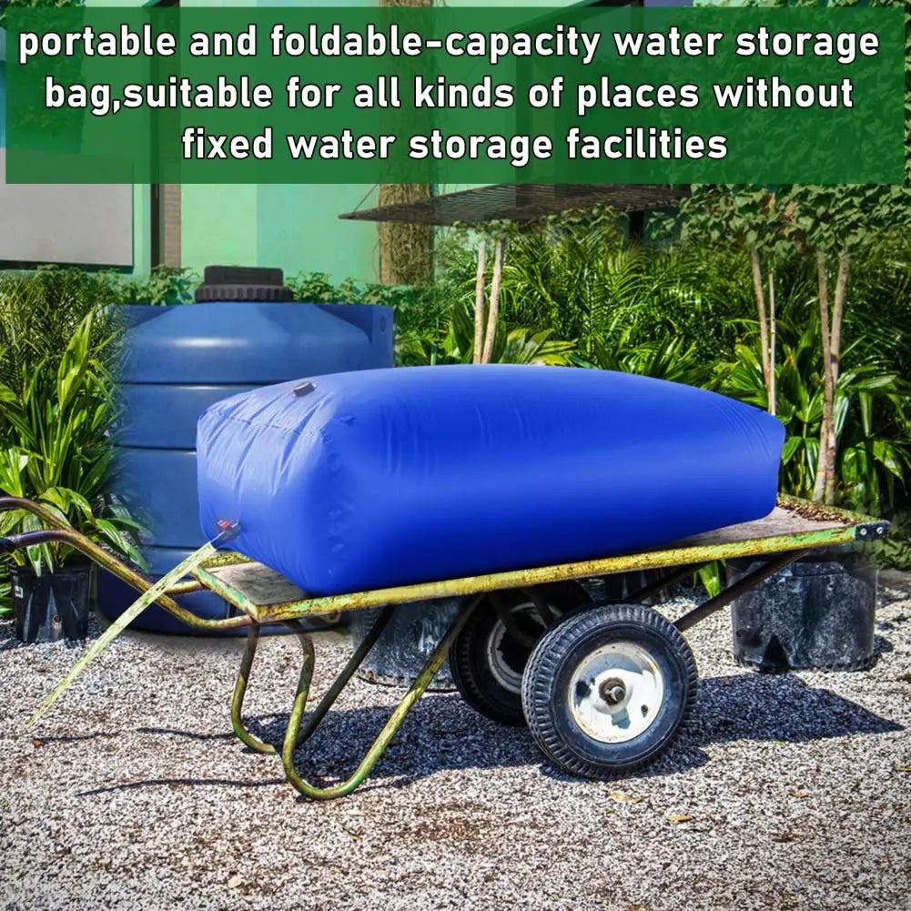 Large Capacity Water Storage Bladder 1000L Foldable Portable Water Tank Camping Garden Drought Resistance Collapsible - BSG