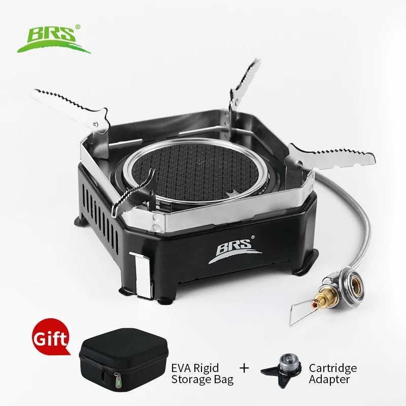 BRS-K007new stable pressure cartridge stove, an outdoor portable stove, camping infrared gas burner head